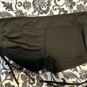 Cute but sexy workout shorts XXL adjustable ties